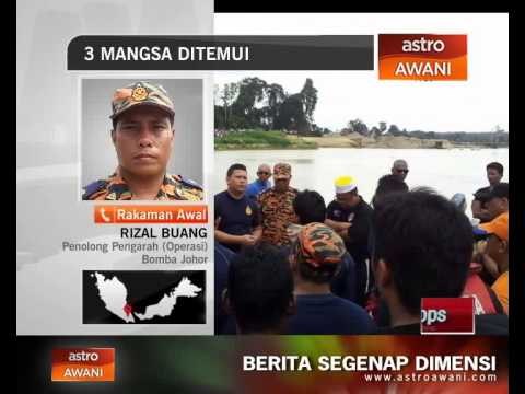 Remaja lemas di Sungai Muar: Tiga mangsa lemas ditemui