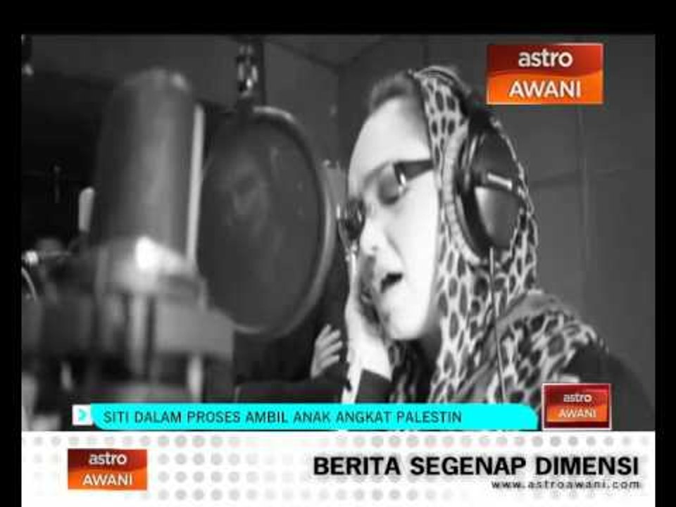 Siti Nurhaliza dalam proses ambil anak angkat Palestin