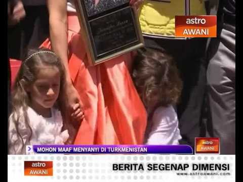 Mohon maaf menyanyi di Turkmenistan