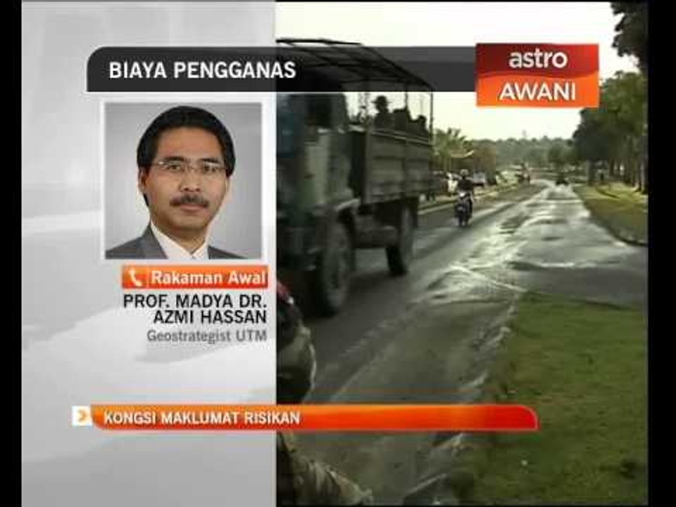 Biayai pengganas: Kongsi maklumat risikan
