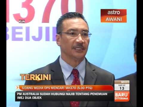 Sidang Media Ops Mencari MH370 Hari ke-13 (5:30pm,20/3/2014)