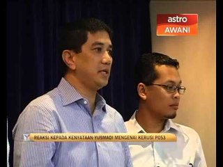 Reaksi Azmin Ali terhadap Yusmadi mengenai isu kerusi P053