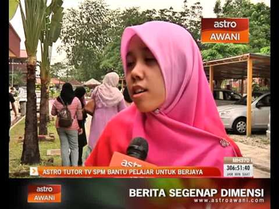 Astro Tutor Tv Spm Bantu Pelajar Untuk Berjaya Video Dailymotion