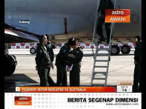 Pesawat Jepun berlepas ke Australia