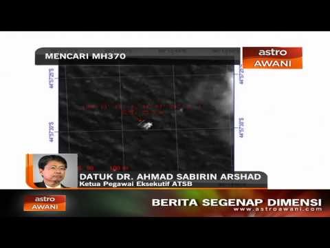 Pergerakan objek yang dikesan di Lautan Hindi