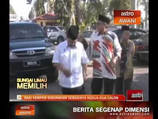 Baki kempen digunakan sebaiknya kedua-dua calon