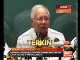 Prime Minister's press conference on the MH370 flight