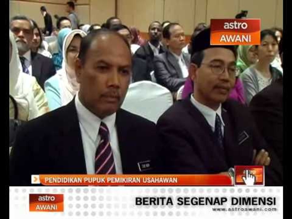 Pendidikan pupuk pemikiran usahawan