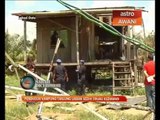 Penduduk kampung Tanjung Labian sedih tinjau kediaman