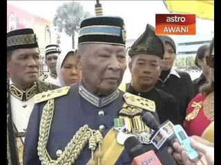 "May the best man win" - Sultan Ahmad Shah