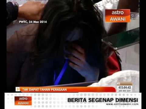 Tragedi MH370: Petugas media tidak dapat menahan kesedihan