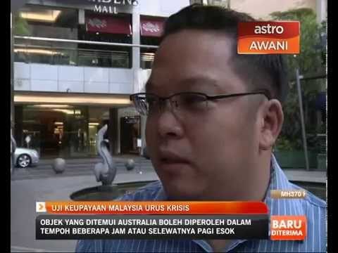 Kejadian kehilangan pesawat MH370 uji keupayaan Malaysia urus krisis