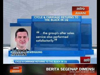 Cycle & Carriage returns to the black in 1Q