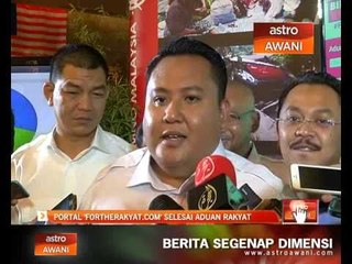 Portal 'fortherakyat.com' selesai aduan rakyat