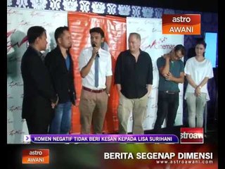 Komen negatif tidak beri kesan kepada Lisa Surihani