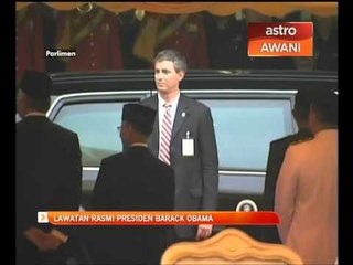 Presiden AS meninggalkan Parlimen