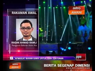 'AFMasuk' bukan gimik untuk raih tontonan