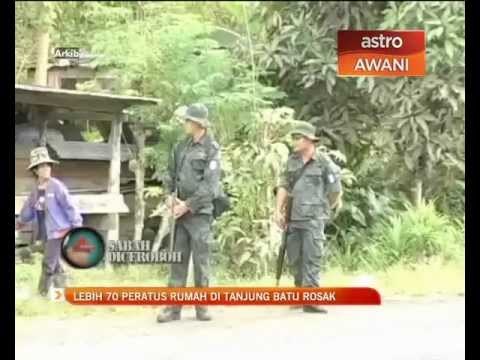 Lebih 70 peratus rumah di Tanjung Batu Badak rosak