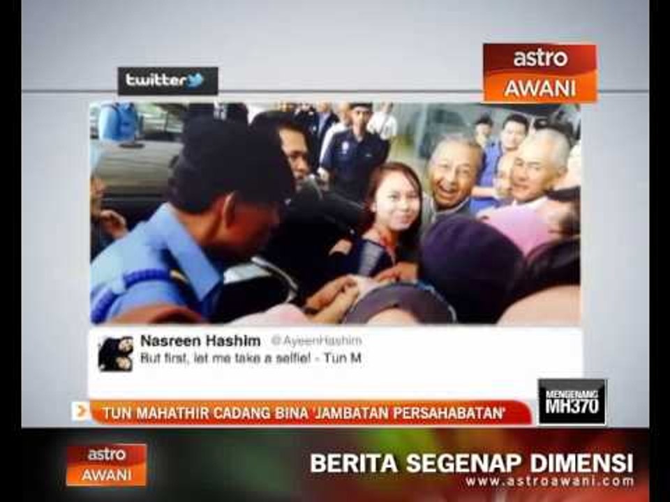 Tun Mahathir cadang bina 'Jambatan Persahabatan'