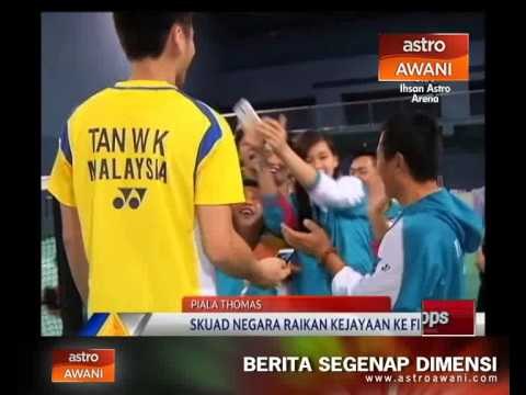 Piala Thomas: Malaysia tundukkan Indonesia