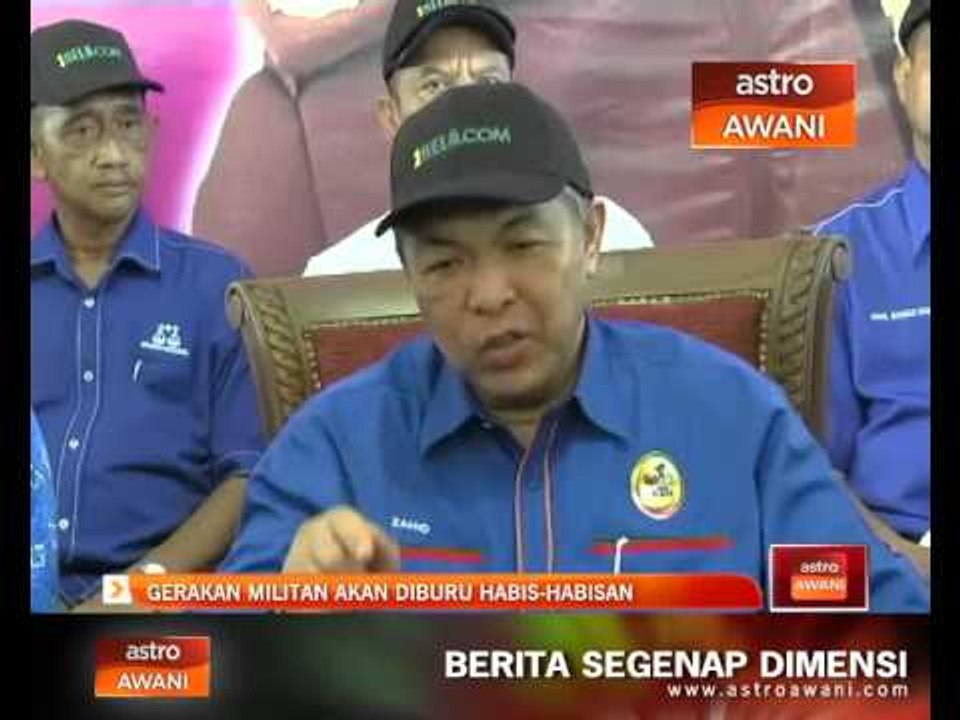 Gerakan militan akan diburu habis-habisan