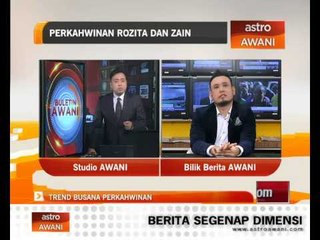 Trend busana perkahwinan