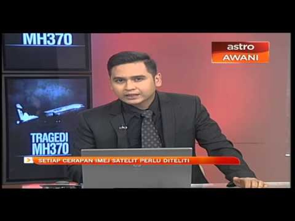 Setiap cerapan imej satelit perlu diteliti
