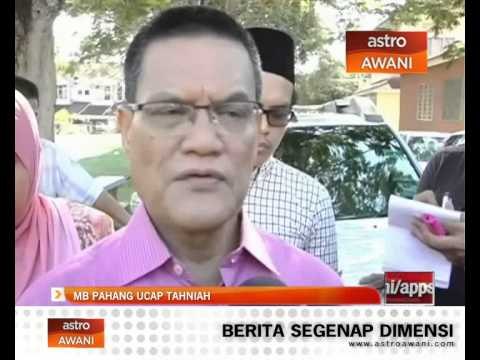 MB Pahang ucap tahniah kepada Tengku Abdullah