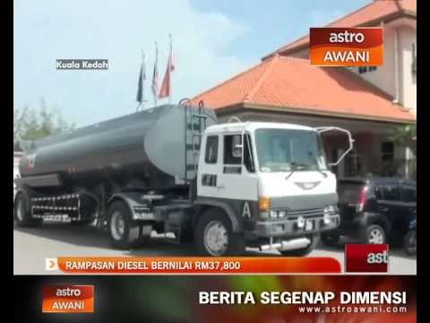 Rampasan diesel bernilai RM37,800