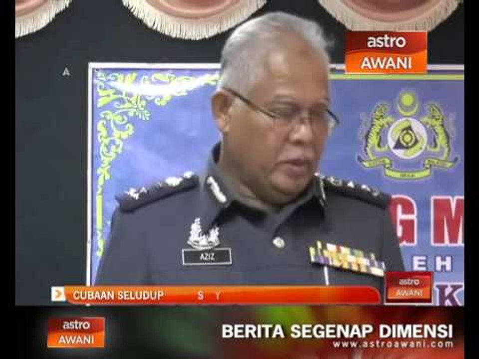 Cubaan seludup syabu dalam beg galas gagal