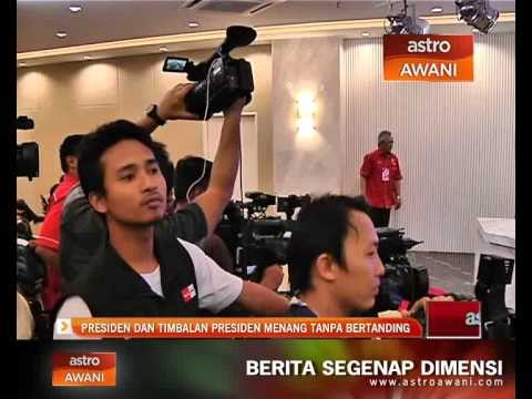Presiden dan Timb. Presiden menang tanpa bertanding