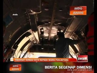 INMARSAT kongsi data kepada waris penumpang