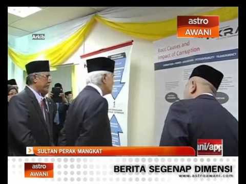 Sultan Perak, Sultan Azlan Muhibbuddin Shah mangkat