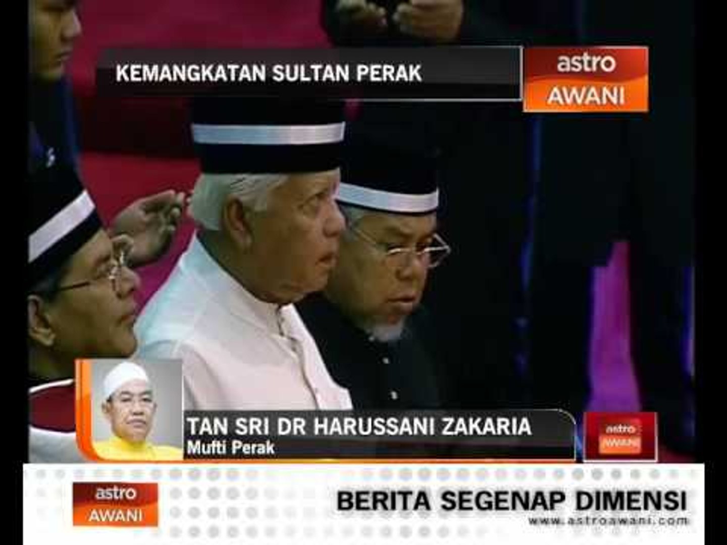 Kemangkatan Sultan Perak Tan Sri Dr Harussani Zakaria Video Dailymotion