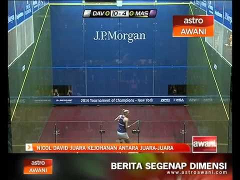 Nicol David juara Kejohanan Antara Juara-Juara