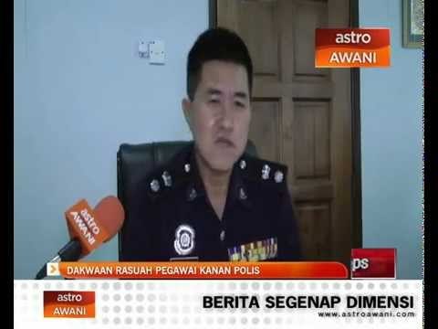 Dakwaan rasuah pegawai kanan polis
