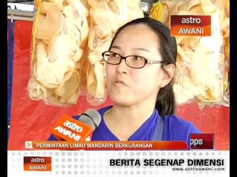 Permintaan limau mandarin berkurangan