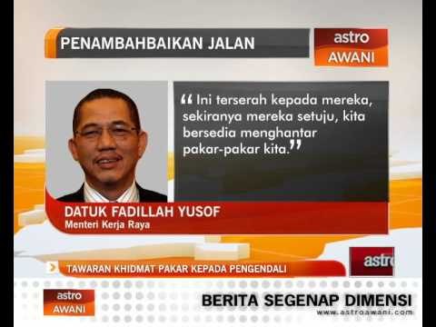 Tawaran khidmat pakar kepada pengendali
