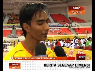 Dominasi Thailand sukar dipecahkan