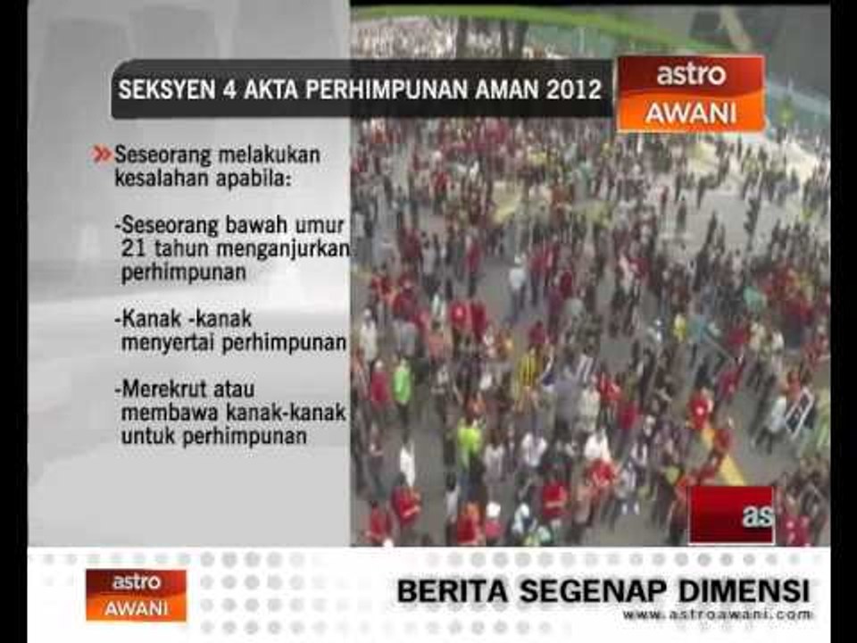 Seksyen 4 Akta Perhimpunan Aman 2012