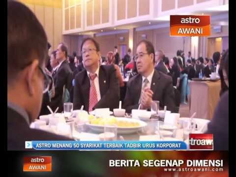 Astro menang 50 syarikat terbaik tadbir urus korporat