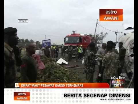Empat maut pesawat kargo terhempas