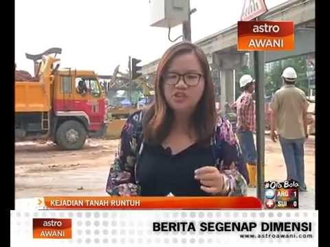 Perkembangan kejadian tanah mendap di Jalan Imbi (5:00pm)