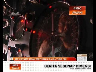 SAR Vietnam kesan serpihan Di Ba Ria Vung Tau