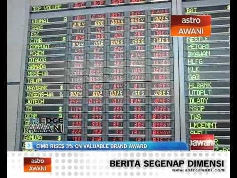 CIMB rises 3% on valuable brand award