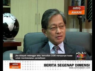 CIDB sudi kerjasama jalankan siasatan