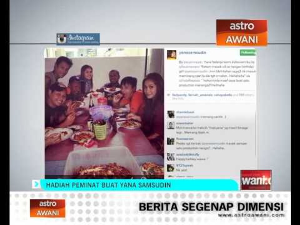 Hadiah peminat buat Yana Samsudin