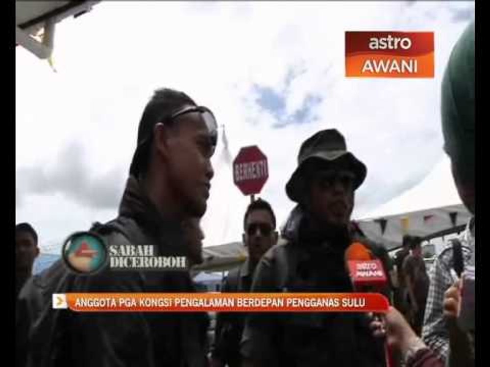 Anggota PGA kongsi pengalaman berdepan pengganas Sulu