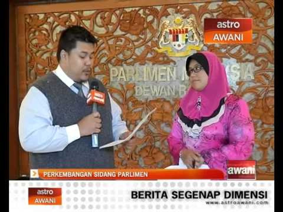 Laporan perkembangan Sidang Parlimen 26 September