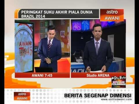 Peringkat suku akhir Piala Dunia Brazil 2014